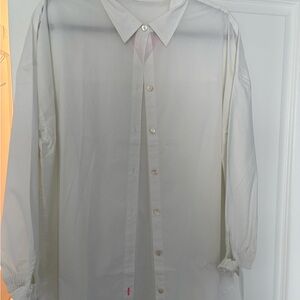 Lilly Pulitzer Classic White Button-Up Shirt